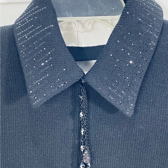 New St John evening top/jacket embellished sz 2 - Picture 4 of 8